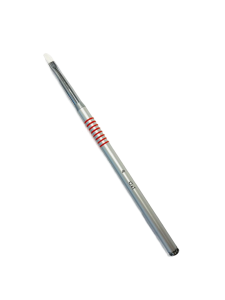 Кисть для геля резинка №4 красная (3115)